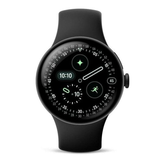 Google Pixel Watch 4 WiFi NFC GPS 41mm AMOLED Noir S/L Étanche 5ATM SpO2 Pulsomètre