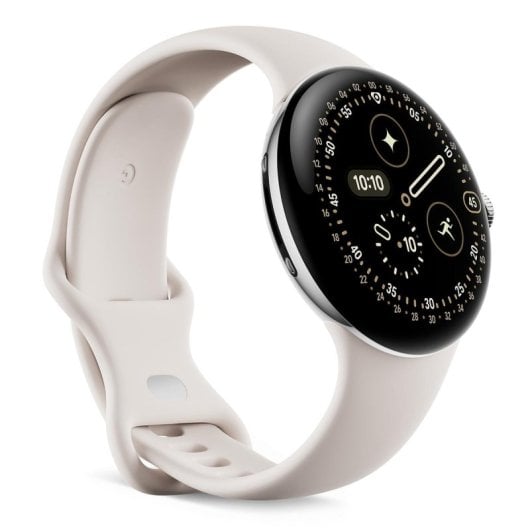 Google Pixel Watch 4 WiFi Bluetooth NFC 41 mm AMOLED LTPO Gris Batterie 455 mAh IP68 5 ATM SpO2