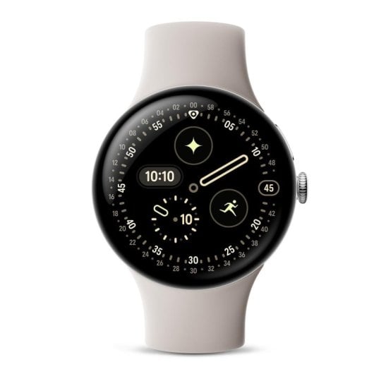 Google Pixel Watch 4 WiFi Bluetooth NFC 41 mm AMOLED LTPO Gris Batterie 455 mAh IP68 5 ATM SpO2