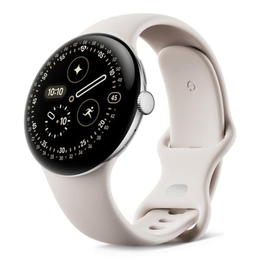 Google Pixel Watch 4 WiFi Bluetooth NFC 41 mm AMOLED LTPO Gris Batterie 455 mAh IP68 5 ATM SpO2