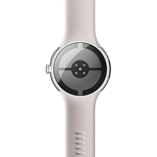 Google Pixel Watch 4 WiFi Bluetooth NFC GPS 41mm AMOLED Argent S/L IP68 SpO2 Cardio