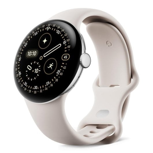 Google Pixel Watch 4 Bluetooth NFC WiFi 41mm AMOLED LTPO Noir Taille S M Etanche IP68 SpO2 ECG