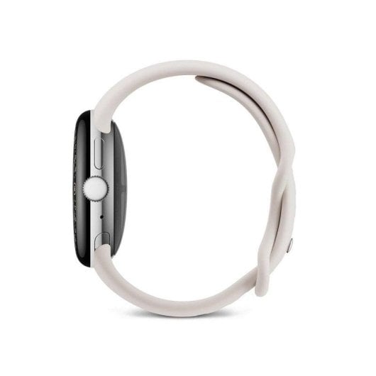 Google Pixel Watch 4 WiFi Bluetooth NFC GPS 41mm AMOLED Argent Beige S/L IP68 SpO2