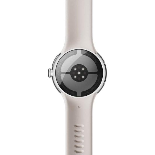 Google Pixel Watch 4 WiFi Bluetooth NFC GPS 41mm AMOLED Argent Beige S/L IP68 SpO2
