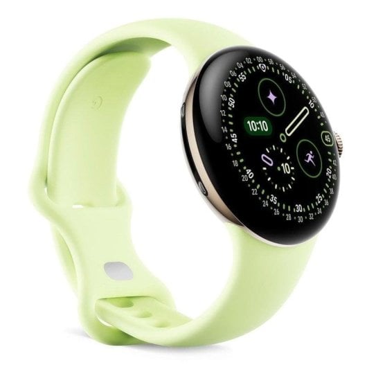 Google Pixel Watch 4 Wi-Fi Bluetooth NFC 45mm AMOLED Argent S/L Étanche IP68 SpO2 Pulsomètre