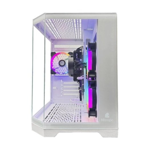 PC Sobremesa Nitropc Pack Bronze AMD Ryzen 5 5655G 16GB 1TB M.2 Monitor 24" Windows 11 Bianco