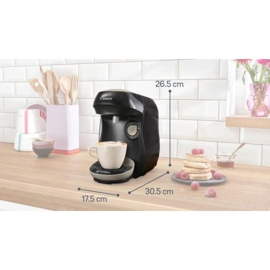 Cafetera Automática Bosch Tassimo Happy TAS109E 0,7 L 1400 W Beige y Negro multibebidas