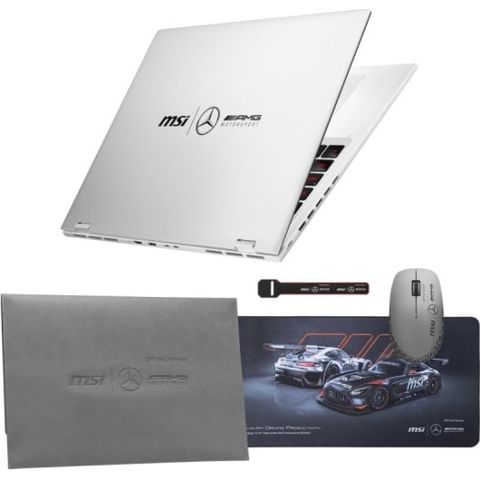 Portátil MSI Prestige 16 AI+ Mercedes AMG 16" Intel Core Ultra 9  288V 32GB 2TB SSD OLED Windows 11 Pro