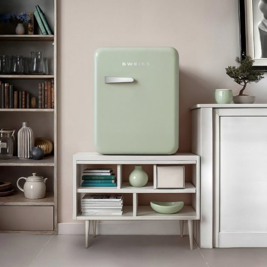 Minibar Vintage  Weiss7 31l Verde Pastel