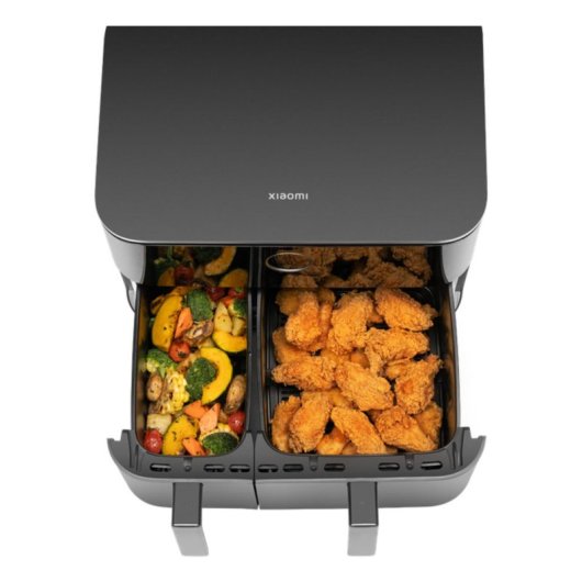Fritteuse Heißluft Xiaomi MAF-D1001 10L 2700W Dual Zone Touchpanel Schwarz Antihaft