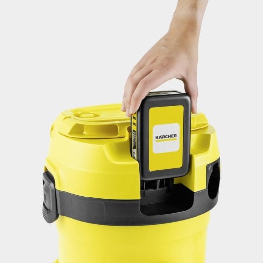 Akkusauger Trommel Kärcher WD 2-18 225W 12L Nass Trocken Filtersystem Blasfunktion