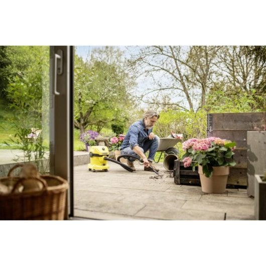 Akkusauger Trommel Kärcher WD 2-18 225W 12L Nass Trocken Filtersystem Blasfunktion