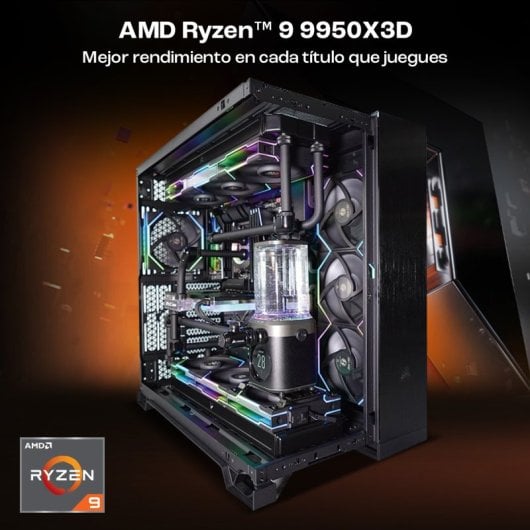 PcCom Custom AMD Ryzen 9 9950X3D / 128GB / 4TB SSD / RTX 5090 + Windows 11 Pro V2