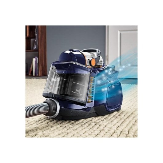 Beutelloser Staubsauger AEG LX7-2-DB-P 750W Hygiene-Filter 9m Aktionsradius Blau