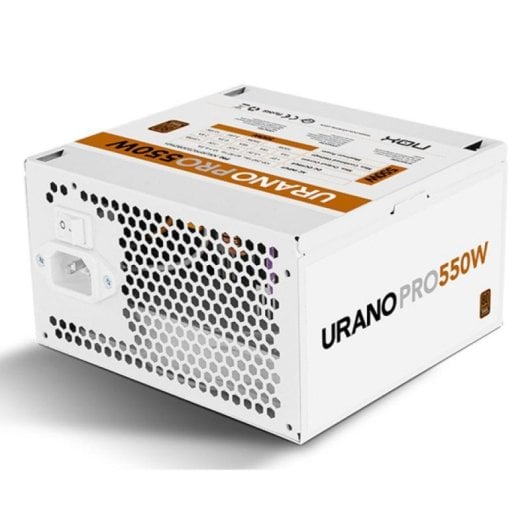 Fonte d'Alimentation Nox 550W Certification 80 PLUS Bronze Urano PRO White câbles plats