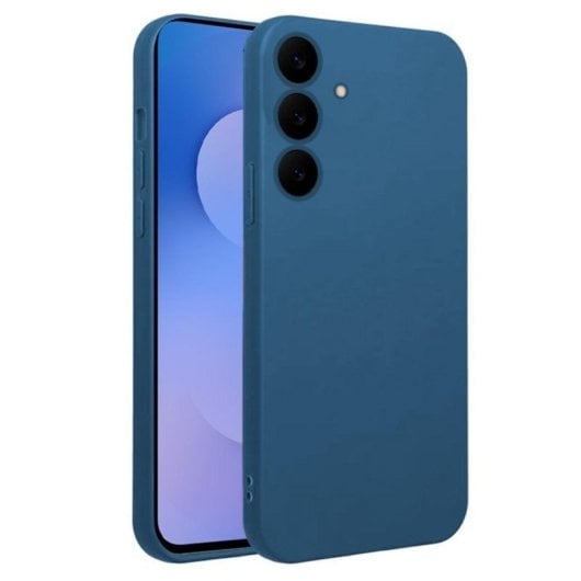 Handyhülle Cool S25 FE Silikon Blau Flexibel Stoßfest für Samsung Galaxy S25 FE