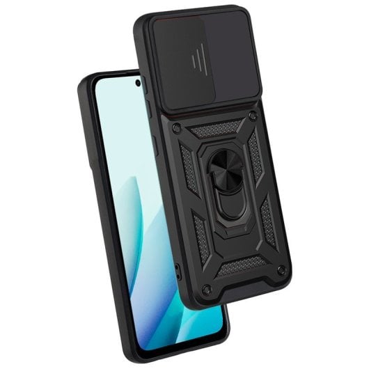 Capa COOL para Xiaomi Redmi 15/15 5G com anel rígido preto