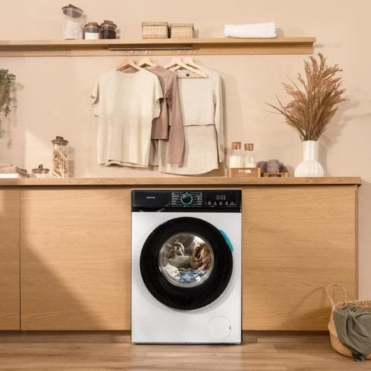 Lavadora Cecotec Bolero DressCode 8110 Carga Frontal 8 kg 1200 rpm A Blanca Vapor Drum Clean