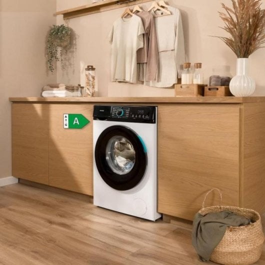 Lavadora Cecotec Bolero DressCode 8110 Carga Frontal 8 kg 1200 rpm A Blanca Vapor Drum Clean