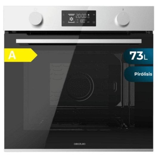 Forno Multifunções Cecotec Bolero Hexa P526000 Pirolítico 73L 60cm A Touch Preto Inox