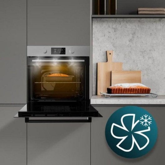 Forno Multifunções Cecotec Bolero Hexa P526000 Pirolítico 73L 60cm A Touch Preto Inox