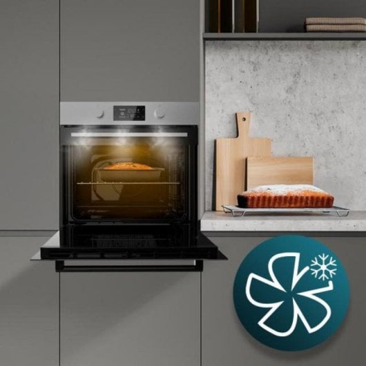 Horno eléctrico Cecotec Bolero Hexa P526000 73 L Negro Inox pirolítico con display touch