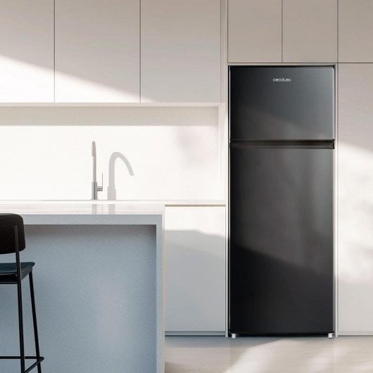 Frigorífico Dos Puertas Cecotec Bolero CoolMarket 2D 204 Defrost 143cm 204L E Negro