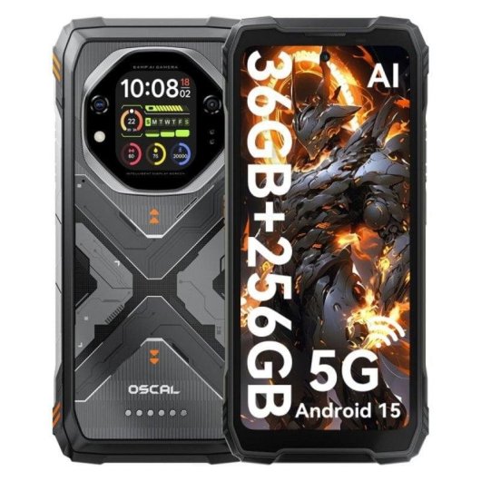 OSCAL Tank 1 5G 12GB 256GB 6.78" Naranja