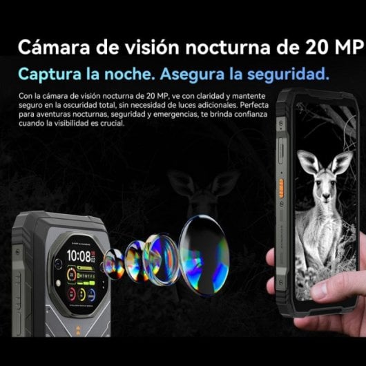 Oscal Tank 1 12GB 256GB 6.78" IPS 5G Dual SIM 20000mAh 55W Akku 64MP NFC IP69K Android 13 Orange