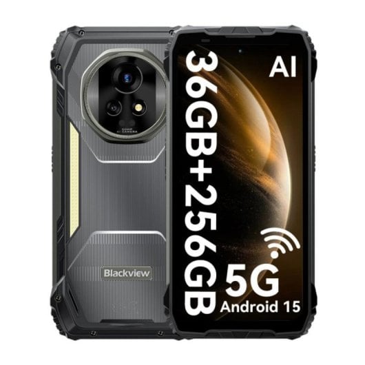 Blackview Xplore 2 12GB 256GB 6.73" AMOLED 5G Dual SIM Batería 20000mAh Carga 120W Android 15 Negro