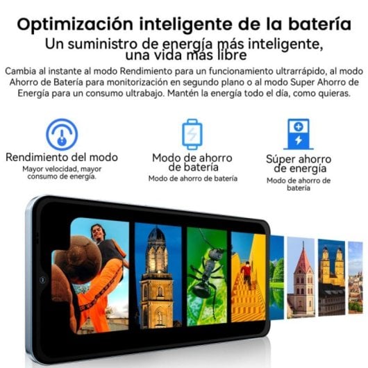 Blackview Wave 9C 4GB 64GB 6.56" IPS HD+ 4G Dual SIM Bateria 5000mAh Android 13 Azul
