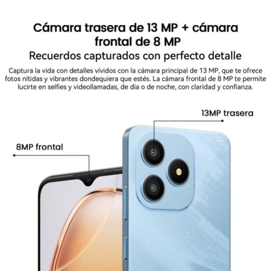 Blackview Wave 9C 4GB 128GB 6.56" IPS HD+ 4G Dual SIM Bateria 5000mAh Android Azul