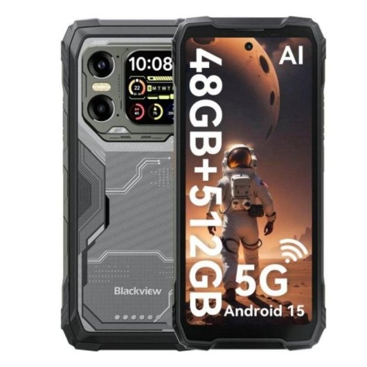 Blackview XPLORE 1 5G 16GB 6.78" 512GB Preto ultra resistente