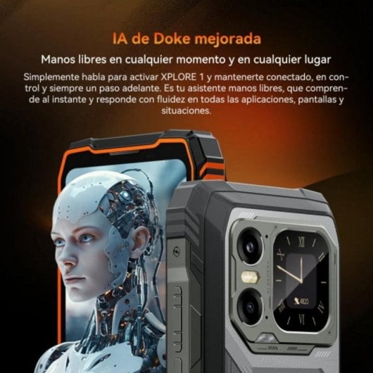 Blackview XPLORE 1 12GB 256GB 6.78" IPS 120Hz 5G Dual SIM Cámara 64MP IP69K Android 15 Naranja
