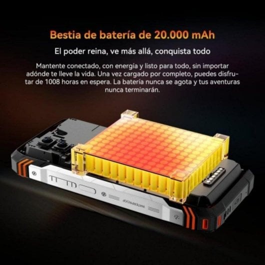 Blackview XPLORE 1 5G 12GB 256GB 6,78" Naranja visión nocturna