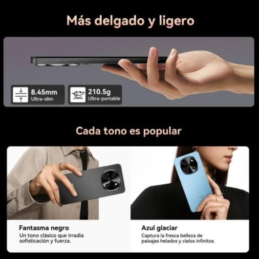 OSCAL Tiger 8 8GB 128GB 6.88" IPS 120Hz 5G Dual SIM NFC Batteria 5000mAh Android Nero
