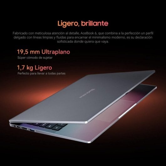 Ordinateur Portable Blackview AceBook 6 Intel N150 16GB 512GB SSD IPS FHD+ 15,6" Windows 11 Home Casque inclus