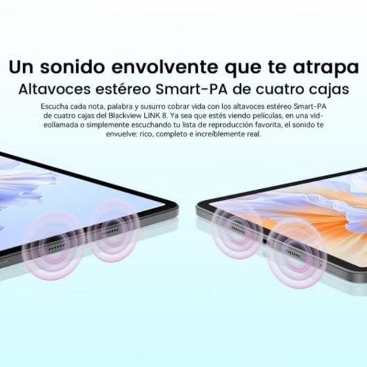 Tablet Blackview LINK 8 12,7" 256GB WiFi 8400mAh Android 15 con tastiera Nera