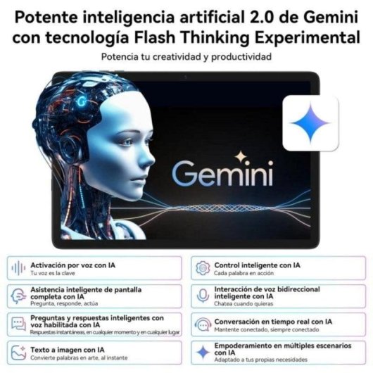 Tablet KINGRID T20 WiFi 10,1" 24GB 256GB Gris avec Clavier et Stylus Pen