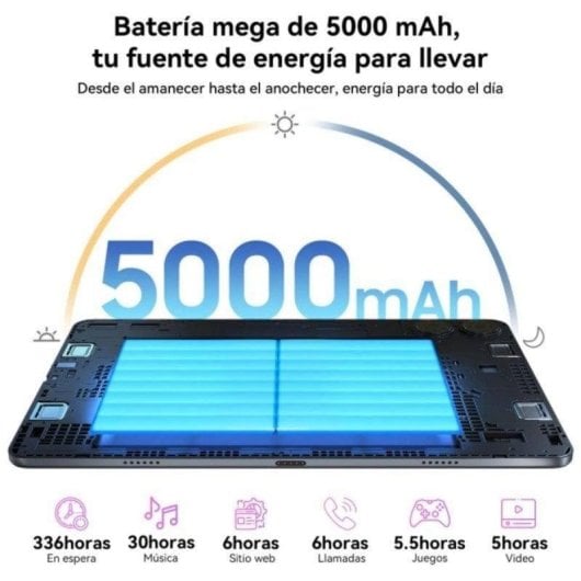 Tablet KINGRID T20 WiFi 10,1" 24GB 256GB Gris avec Clavier et Stylus Pen