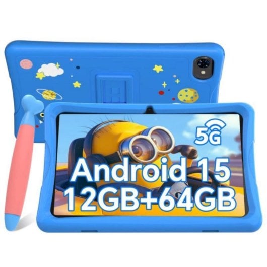 Tablet Tabwee K10 10.1" 64GB 5000mAh WiFi Android 15 Azul com Stylus