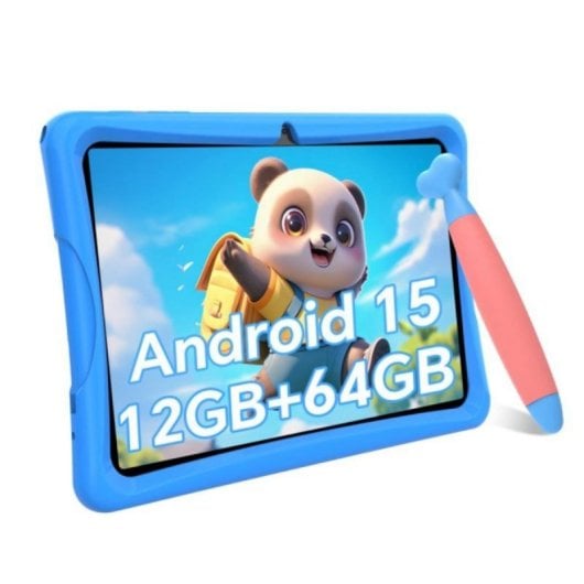 Tablet Tabwee K10 10.1" 64GB 5000mAh WiFi Android 15 Azul com Stylus