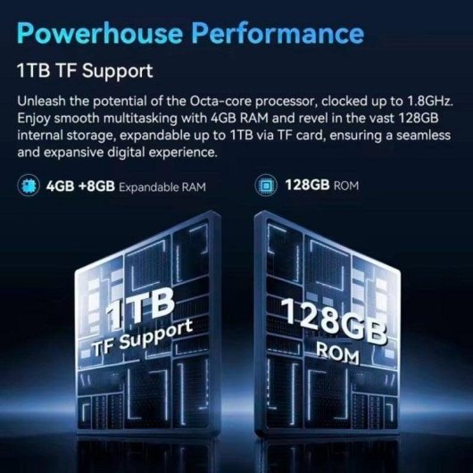 Tablet Cubot Tab 65 WiFi 10,1" Gris 4GB 128GB con teclado físico Batería de larga duración