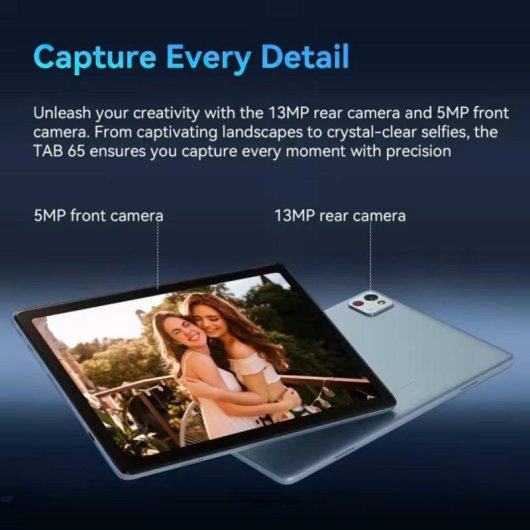 Tablet Cubot Tab 65 Wi-Fi 10,1" 4GB Cinzento 128GB com Teclado Bluetooth Android 15