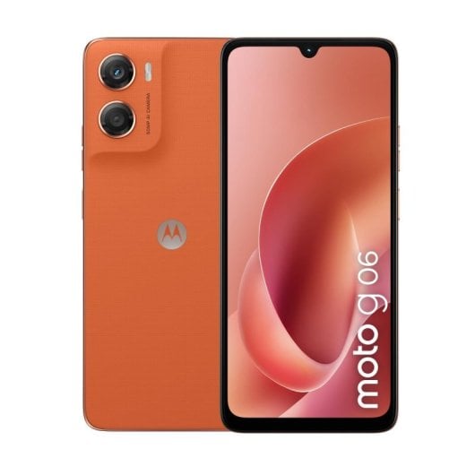 Motorola Moto G06 4GB 64GB 6.88" LCD 120Hz 4G Dual SIM NFC IP64 Android 15 Naranja