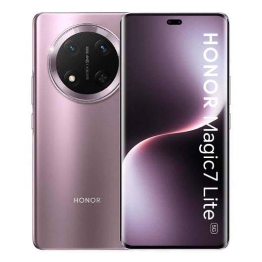 Honor Magic7 Lite 5G 8GB 512GB 6.78" AMOLED 120Hz Dual SIM Cámara 108MP NFC IP64 Android 14 Púrpura