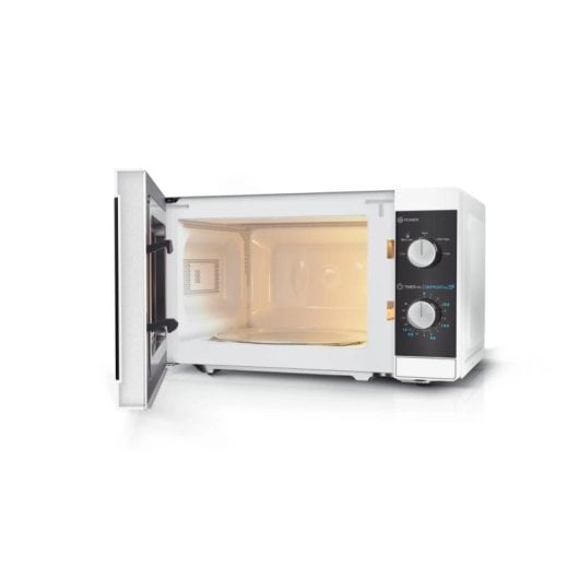Microondas Sharp YC-MS01E-W 20 Litros 800W Giro Botón Encimera Blanco Negro