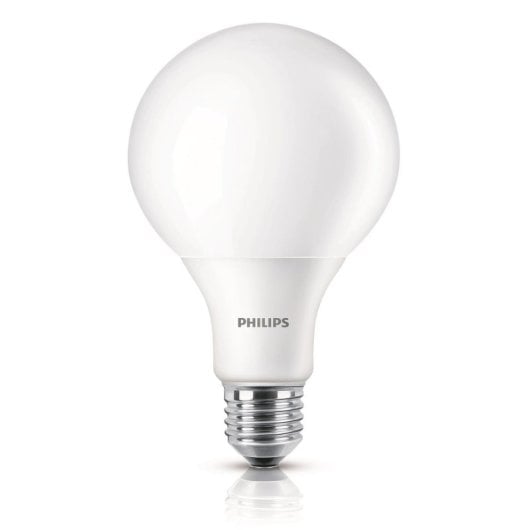 Ampoule Philips LED Globe 9,5 W 806 lm E27 blanc chaud non dimmable