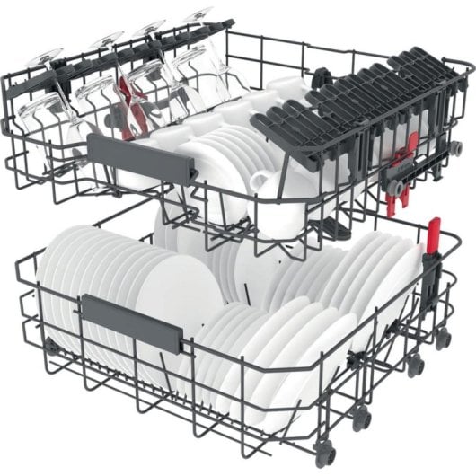 Lavavajillas Whirlpool W0I D734L S 14 Conjuntos Classe D Painel Prata Integrável
