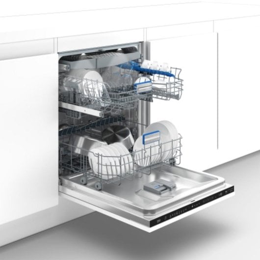 Lave-vaisselle Beko bPRO 500 BDIN38647C 16 couverts classe C écran LCD inox intégrable